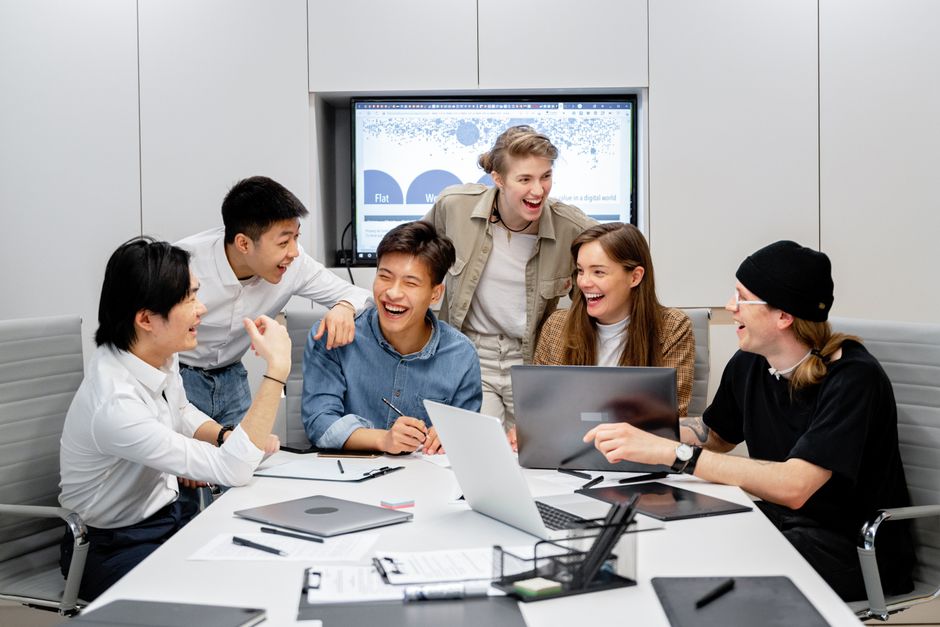 Bild aus dem Kursalltag: Feedback-Runde im Unterricht